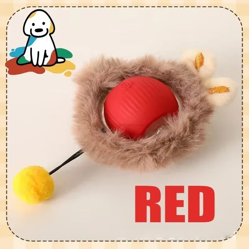 Interactive Rolling Cat Ball Dog Toy Rolling Ball for Indoor 360° Automatic Rolling Pet Ball Self Rollingball Pet Supplies