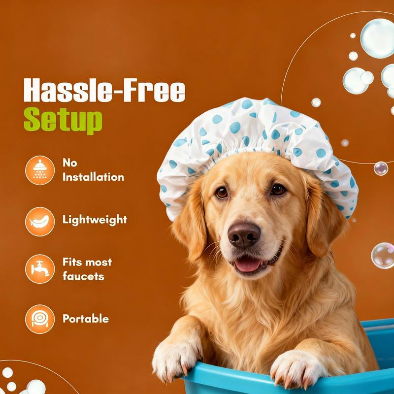 Pet Tub Faucet Sprayer No-Install 5 Ft. Shower Hosetub Spout Attachment,Baby Bath,Pet Care,Hair Washing