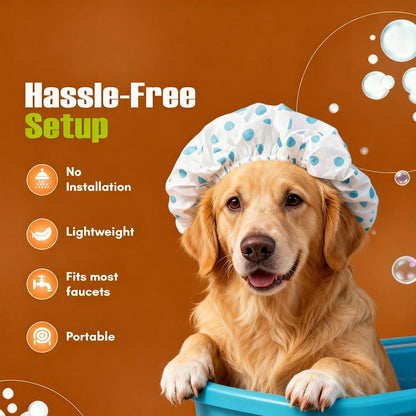 Pet Tub Faucet Sprayer No-Install 5 Ft. Shower Hosetub Spout Attachment,Baby Bath,Pet Care,Hair Washing